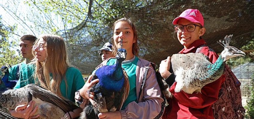 Makedon öğrenciler Hayvanat Bahçesi’nde eğitim alıyor